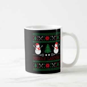 Christmas Lacrosse Lax Player Ugly Christmas Xmas  Coffee Mug