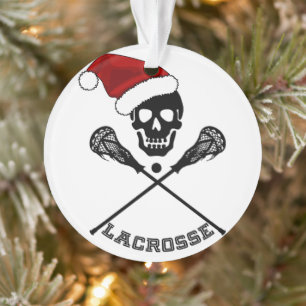 Christmas Lacrosse Sticks Ornament