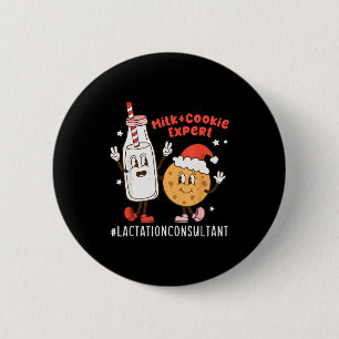 Christmas Lactation Consultant Breastfeeding Educa 6 Cm Round Badge