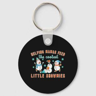 Christmas Lactation Consultant Lactation Nurse Key Ring