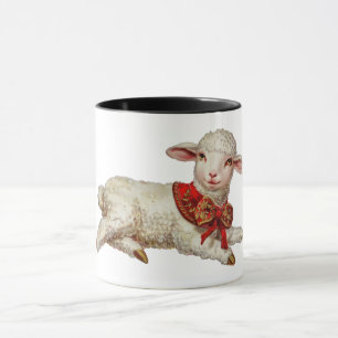 Christmas lamb  mug