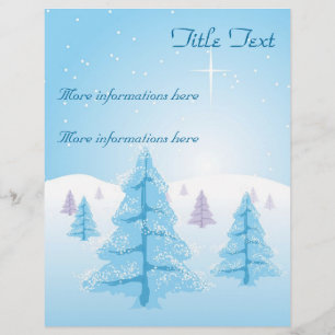Christmas Landscape Flyer