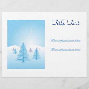 Christmas Landscape Flyer
