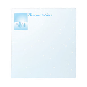 Christmas Landscape Notepad