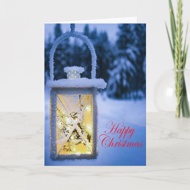  Christmas lantern Card (Front)
