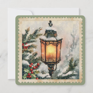 Christmas lantern card