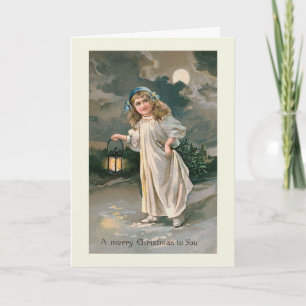 "Christmas Lantern" Greeting Card