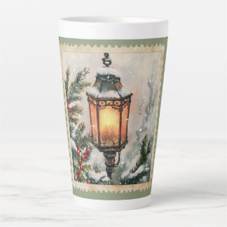 Christmas lantern latte mug