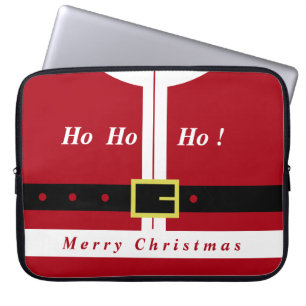 Christmas Laptop Sleeve Gift Santa Claus Fun