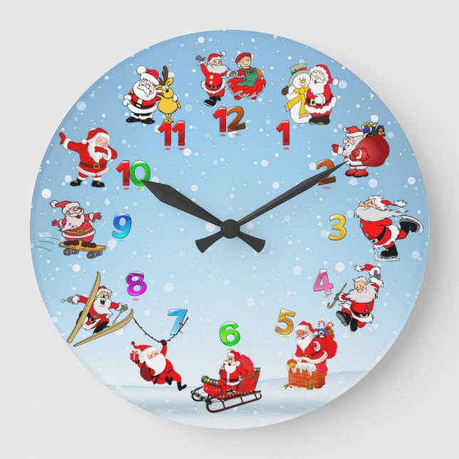 Christmas Large Clock (Front)