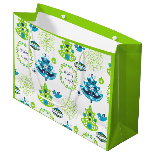 Christmas Large Gift Bag (Front Angled)