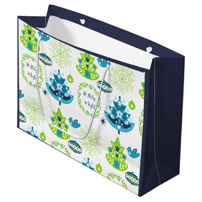 Christmas Large Gift Bag (Front Angled)