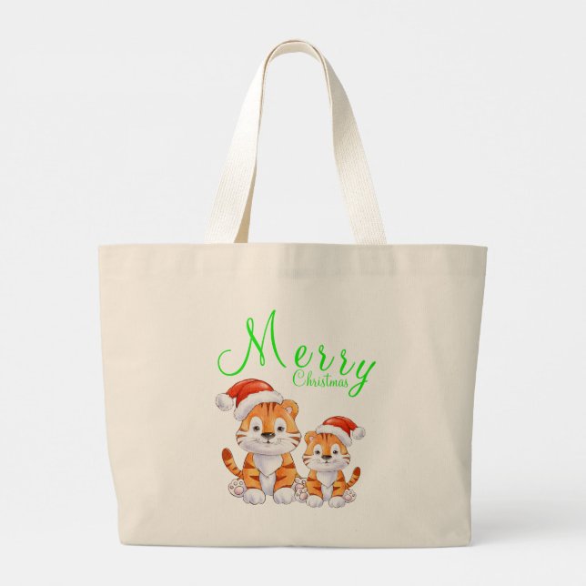 Christmas Large Tote Bag (Back)