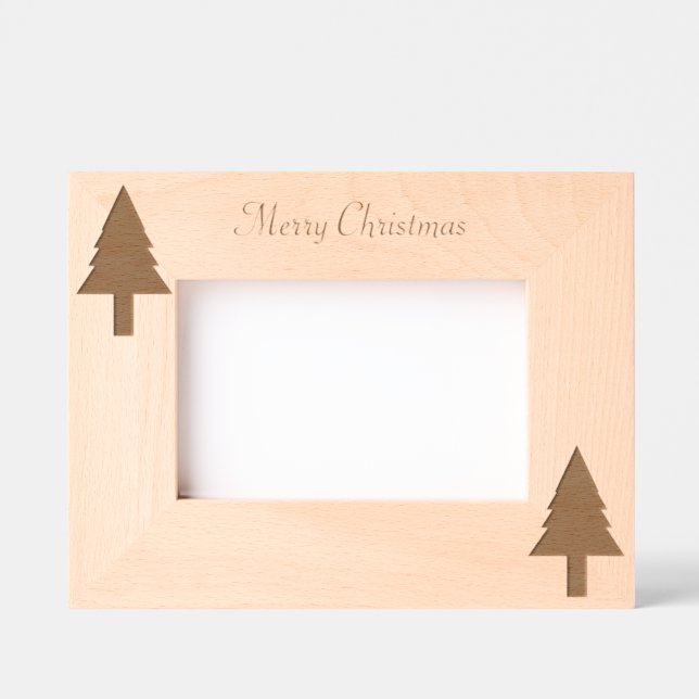 Christmas Laser Etched Picture Frame (Front)