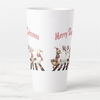 Christmas Latte Mug Merry Ducksmas
