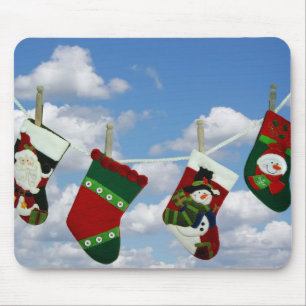 Christmas Laundry Mouse Pad