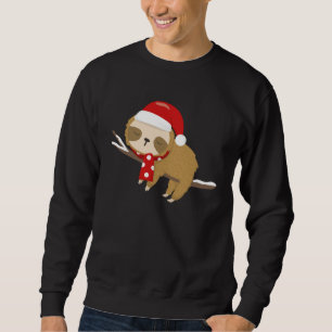 Christmas Lazy Sloth My Spirit Animal Xmas Sweatshirt