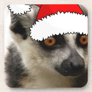 Christmas Lemur Coaster
