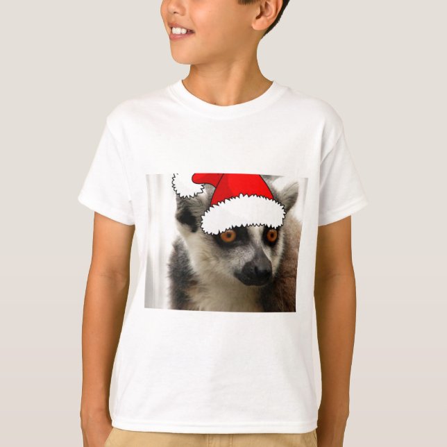 Christmas Lemur T-Shirt (Front)