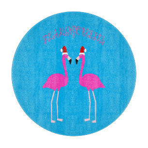 Christmas Lesbian Flamingos Flamingo Belles Cutting Board