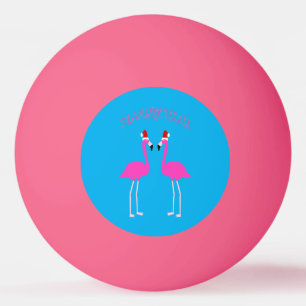 Christmas Lesbian Flamingos Flamingo Belles Ping Pong Ball