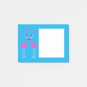 Christmas Lesbian Flamingos Flamingo Belles Post-it Notes