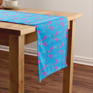Christmas Lesbian Flamingos Flamingo Belles Short Table Runner