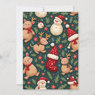 Christmas letter card