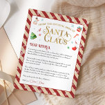 Christmas Letter From Santa Claus Personalised<br><div class="desc">Christmas Letter From Santa Claus Personalised. From The Official Desk of Santa Claus.</div>