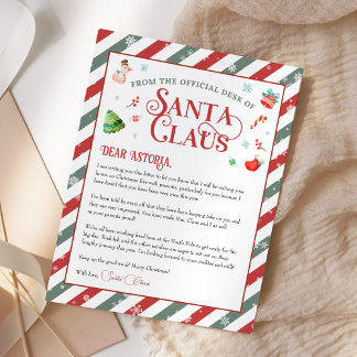 Christmas Letter From Santa Claus Personalised