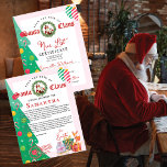 Christmas Letter from Santa Nice List Certificate<br><div class="desc">Create an authentic personalized Letter from Santa Claus (front) and a Nice List Certificate (back) signed, sealed, and delivered from the North Pole. Enjoy this unique experience with your kids and you'll have a wonderful keepsake for years to come. Add your details, and order your Letters from Santa and Nice...</div>