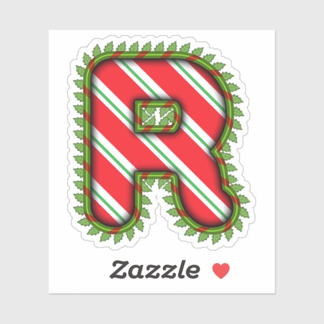 Christmas Letter R (Sheet)