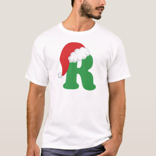 Christmas Letter R Alphabet T-Shirt
