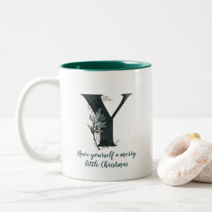 Christmas Letter Z Alphabet Coffee Mug