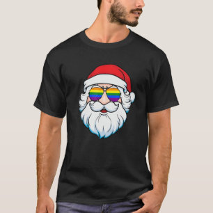Christmas LGBT Santa Merry Christmas Gay Pride LGB T-Shirt
