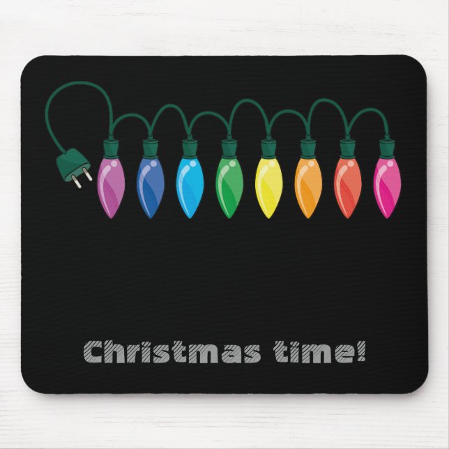 Christmas light , Christmas time! Mouse Pad (Front)