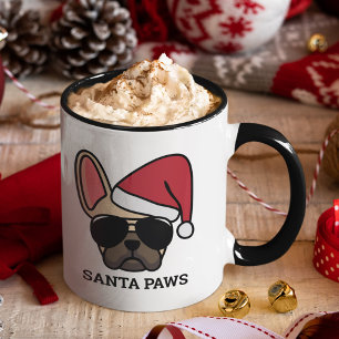Christmas Light Fawn French Bulldog Mug