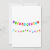 Christmas Light Holiday Card