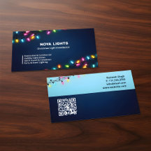 🦌 Christmas Light Holiday Lighting Custom QR