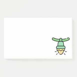 christmas light post-it notes