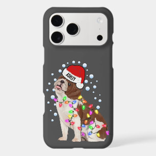 Christmas Light With English Bulldog  Dog Vibe