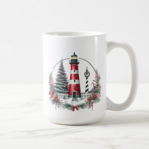 Christmas Lighthouse Mug