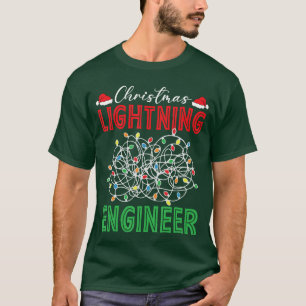 Christmas Lighting Engineer Light Show Led Festive T-Shirt