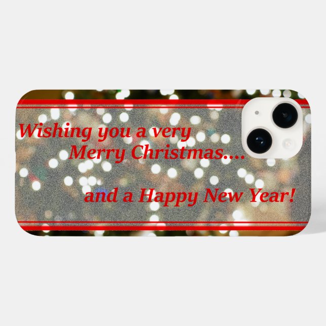 Christmas Lights Abstract Case-Mate iPhone Case (Back (Horizontal))