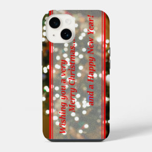 Christmas Lights Abstract iPhone 14 Case