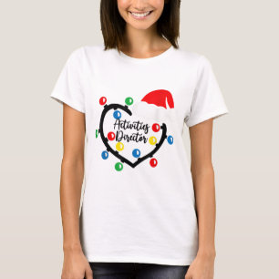 Christmas Lights Activities Director Nurse Costume T-Shirt