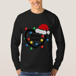 Christmas Lights Activities Director Nurse Costume T-Shirt