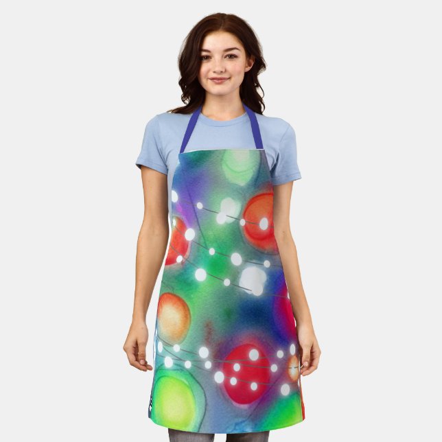 Christmas Lights Apron (Worn)