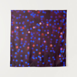 Christmas lights, blurred, festive background. tapestry