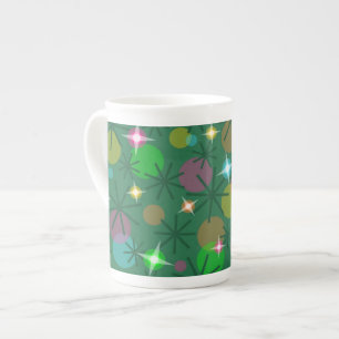 Christmas Lights bone china mug